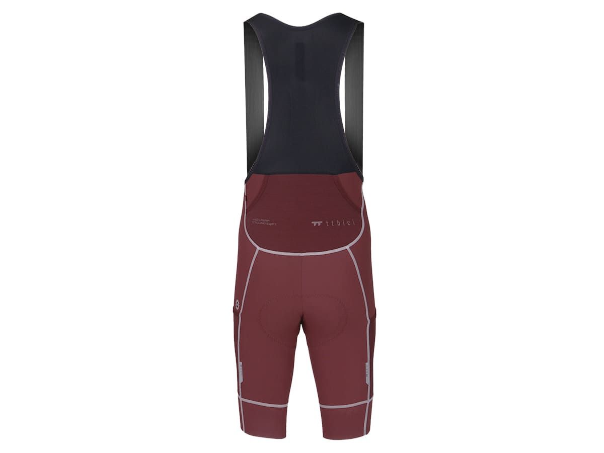 a Line Men's Cargo Bib Shorts 男款輕量口袋車褲 / 巧克力 S