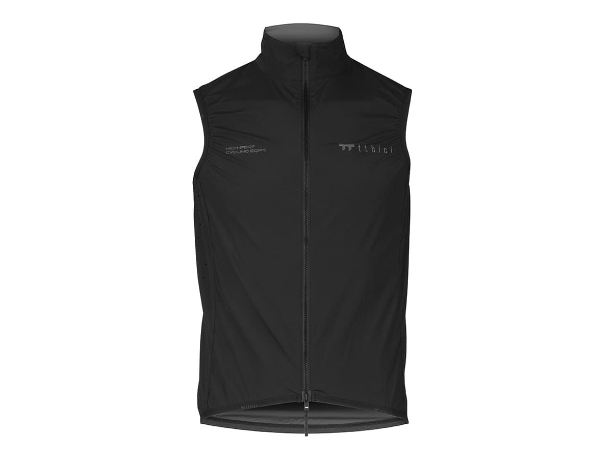 a Line Lightweight Gilet 輕量防風背心 / 黑色 XS