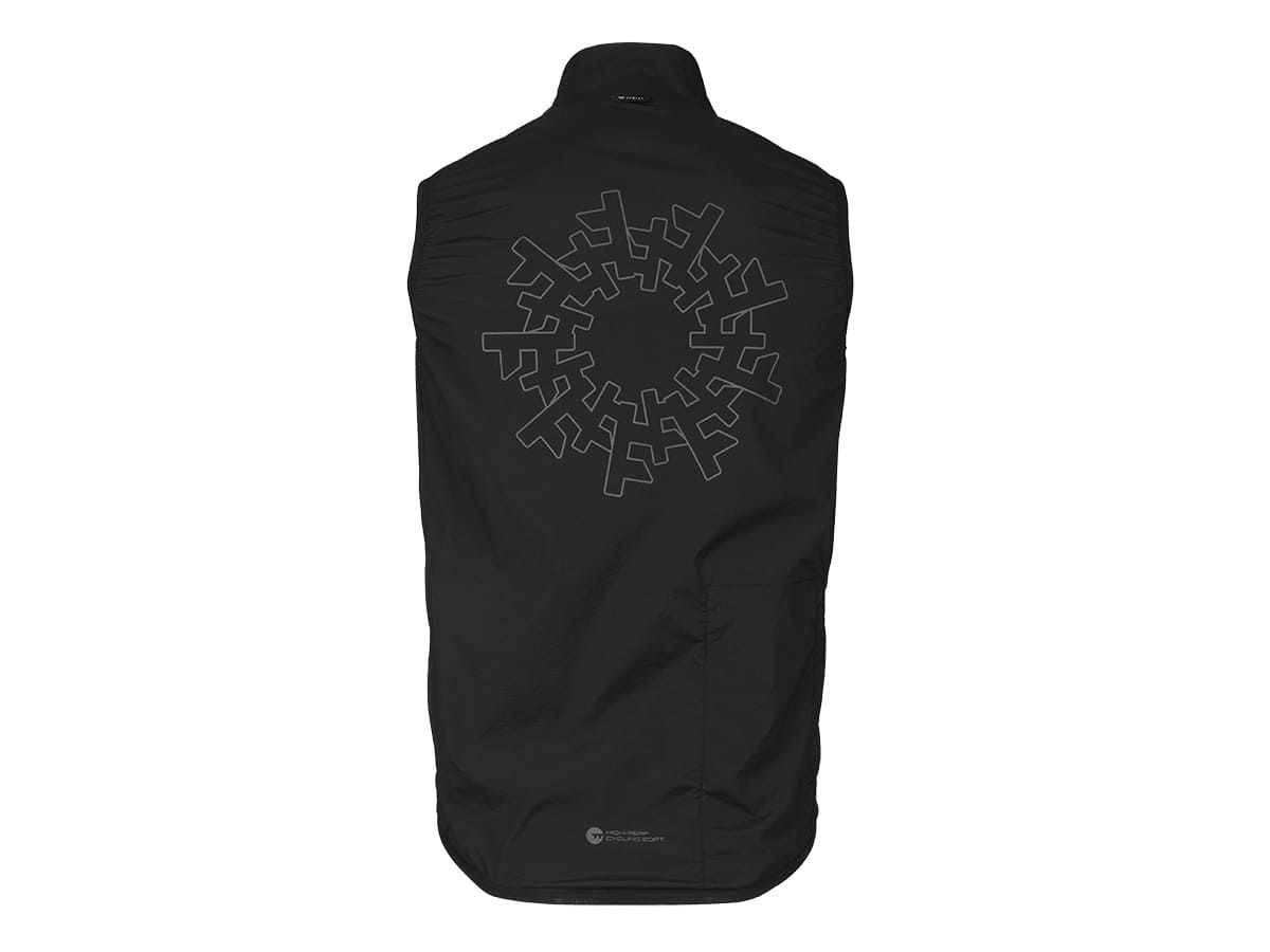 a Line Lightweight Gilet 輕量防風背心 / 黑色 2XL