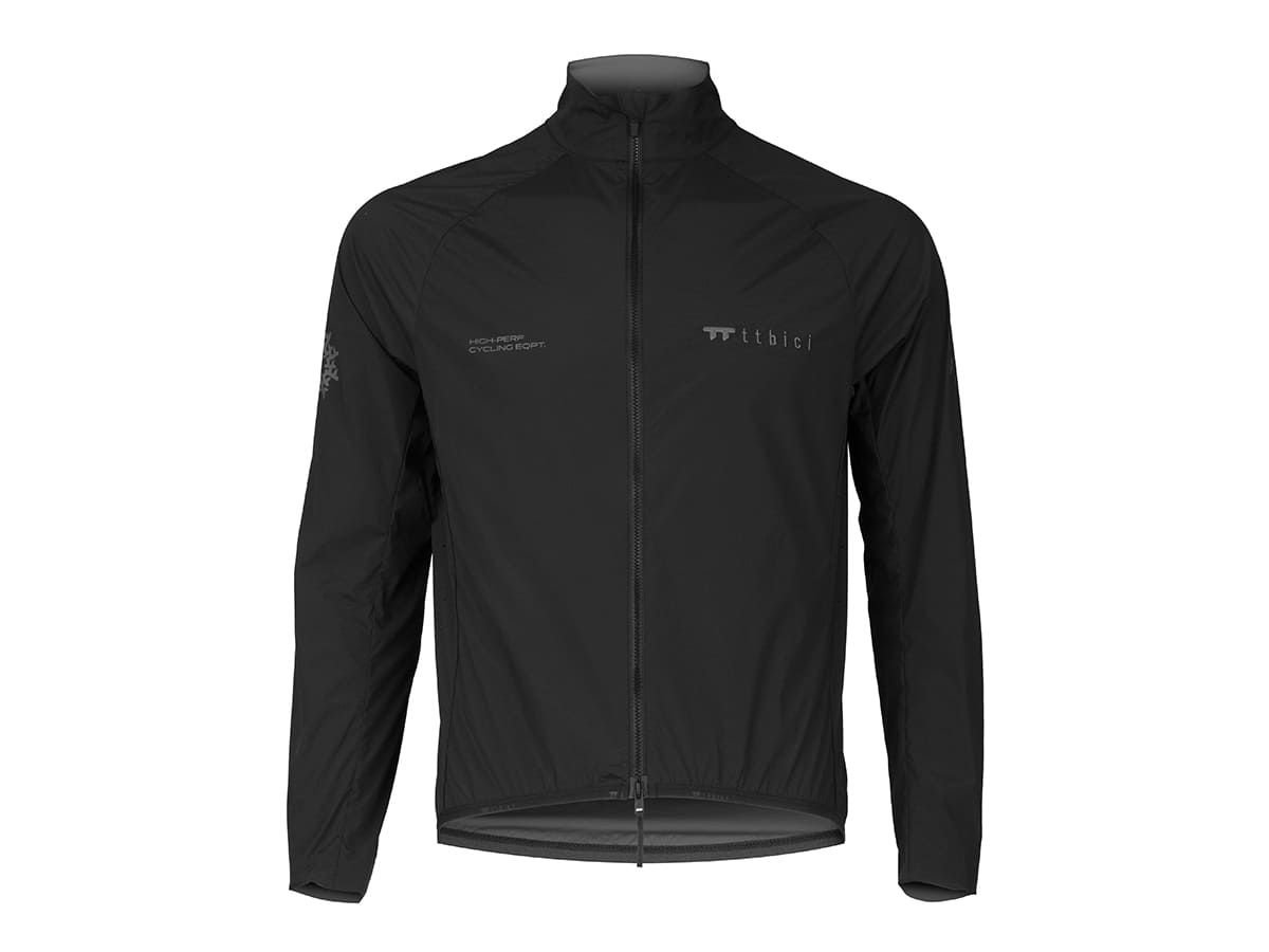 a Line Lightweight Jacket 輕量防風外套 / 黑色 XL