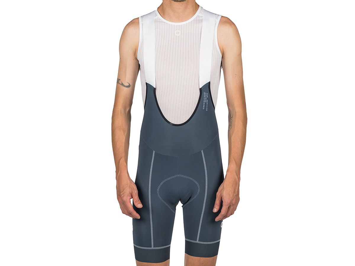 The Service Course Men's Engineered Bib Shorts 男款連身車褲 - 海軍藍 L