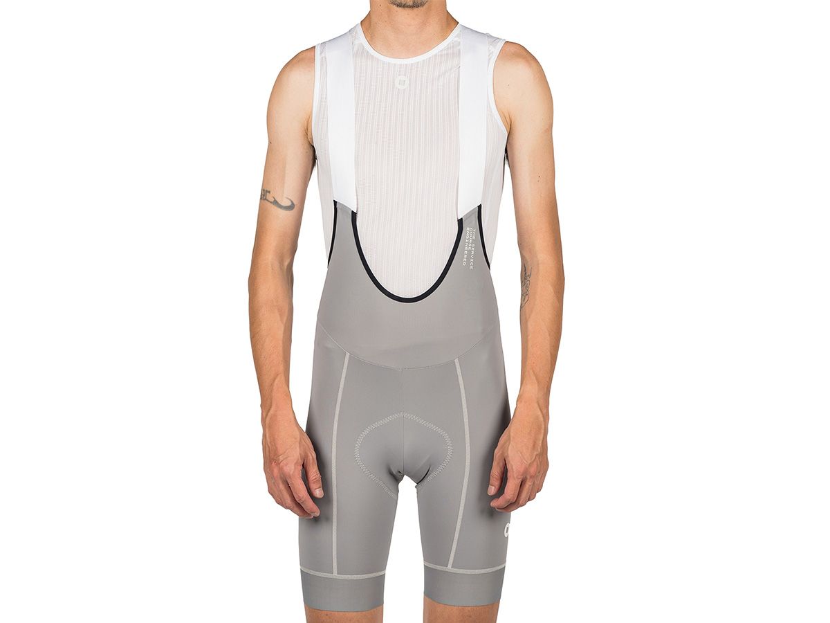 The Service Course Men's Engineered Bib Shorts 男款連身車褲 - 灰色 M