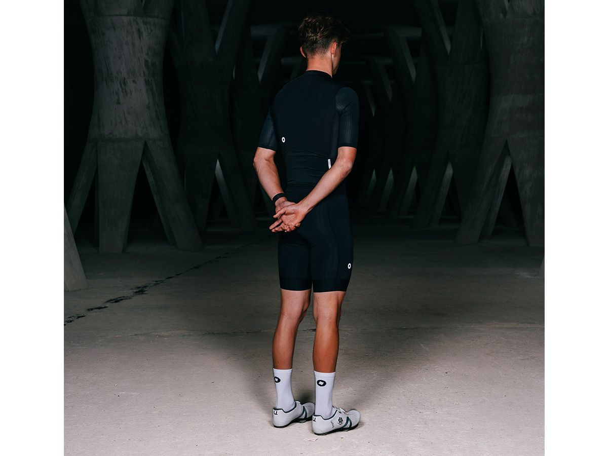 The Service Course Men's Engineered Short Sleeve Jersey 男款短袖車衣 - 黑色 S