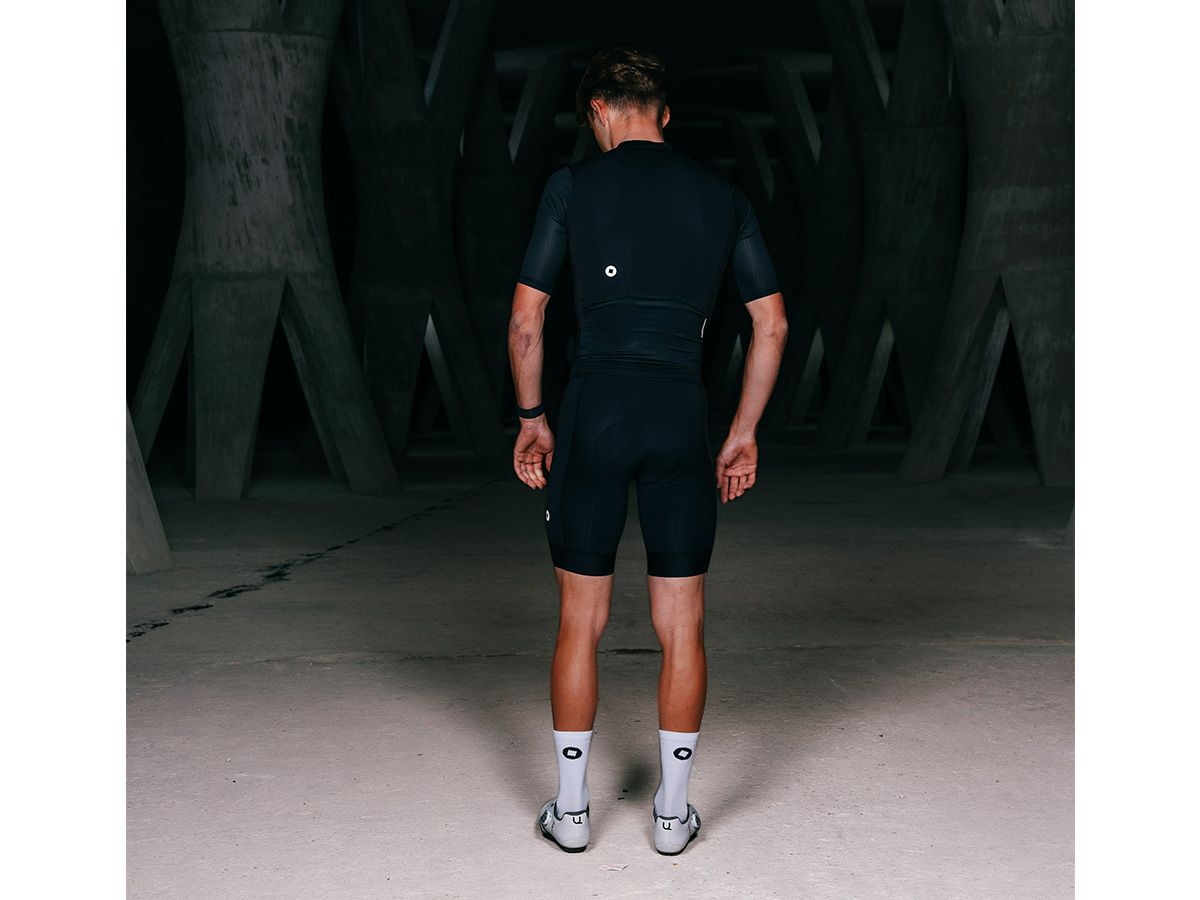 The Service Course Men's Engineered Short Sleeve Jersey 男款短袖車衣 - 黑色 L