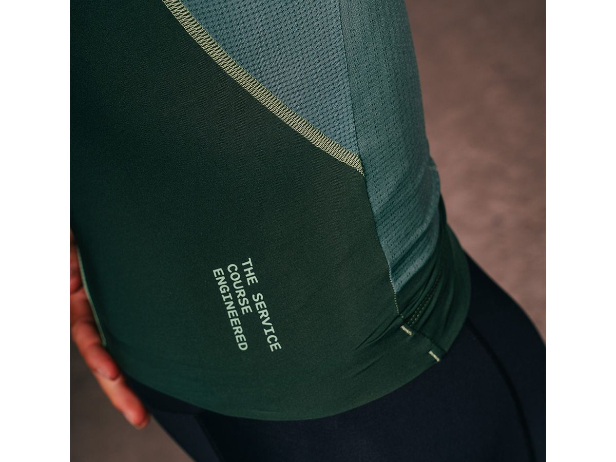 The Service Course Men's Engineered Short Sleeve Jersey 男款短袖車衣 - 森林綠 XS