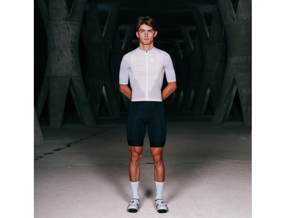 The Service Course Men's Engineered Short Sleeve Jersey 男款短袖車衣 - 米白色 XS