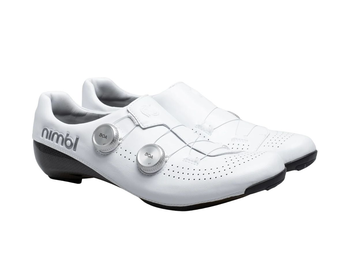 Nimbl Exceed Ultimate Glide 公路車鞋 - 白/銀