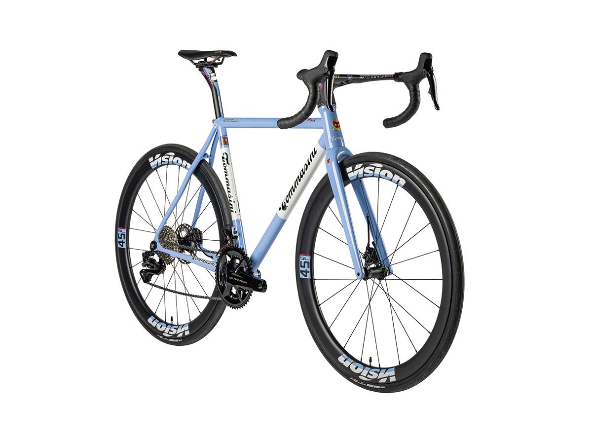 Tommasini Fire ICS 全內線鋼管公路車 -Hydrangea Blue/繡球花藍 - SHIMANO DURA ACE Di2 2x12 / 48cm