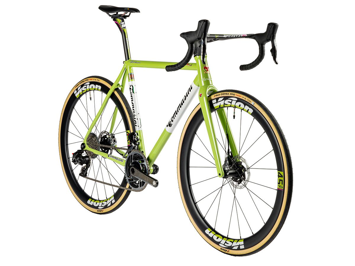 Tommasini Fire ICS 全內線鋼管公路車 - Matcha Green/抹茶綠 - SRAM RED ETAP AXS 2x12 / 54cm