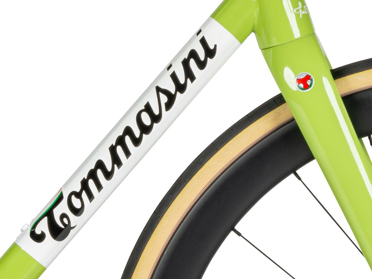 Tommasini Fire ICS 全內線鋼管公路車 - Matcha Green/抹茶綠 - SRAM RED ETAP AXS 2x12 / 52cm