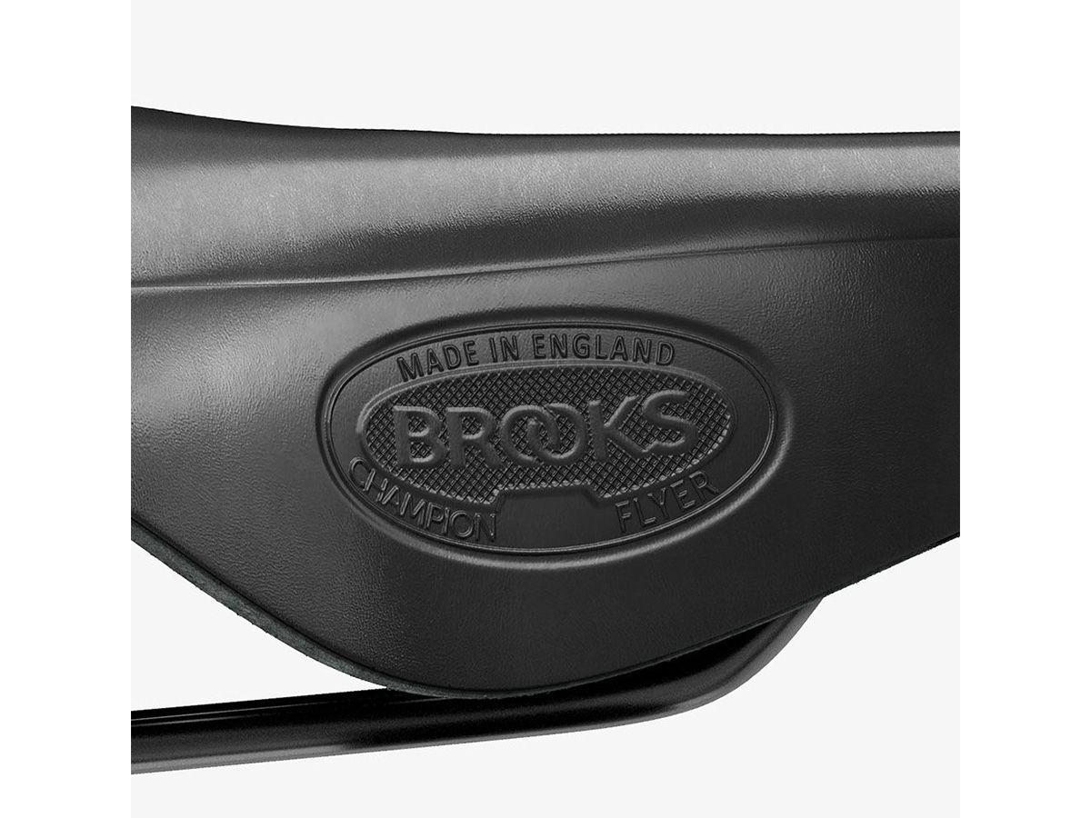 Brooks Flyer 皮革座墊 黑色