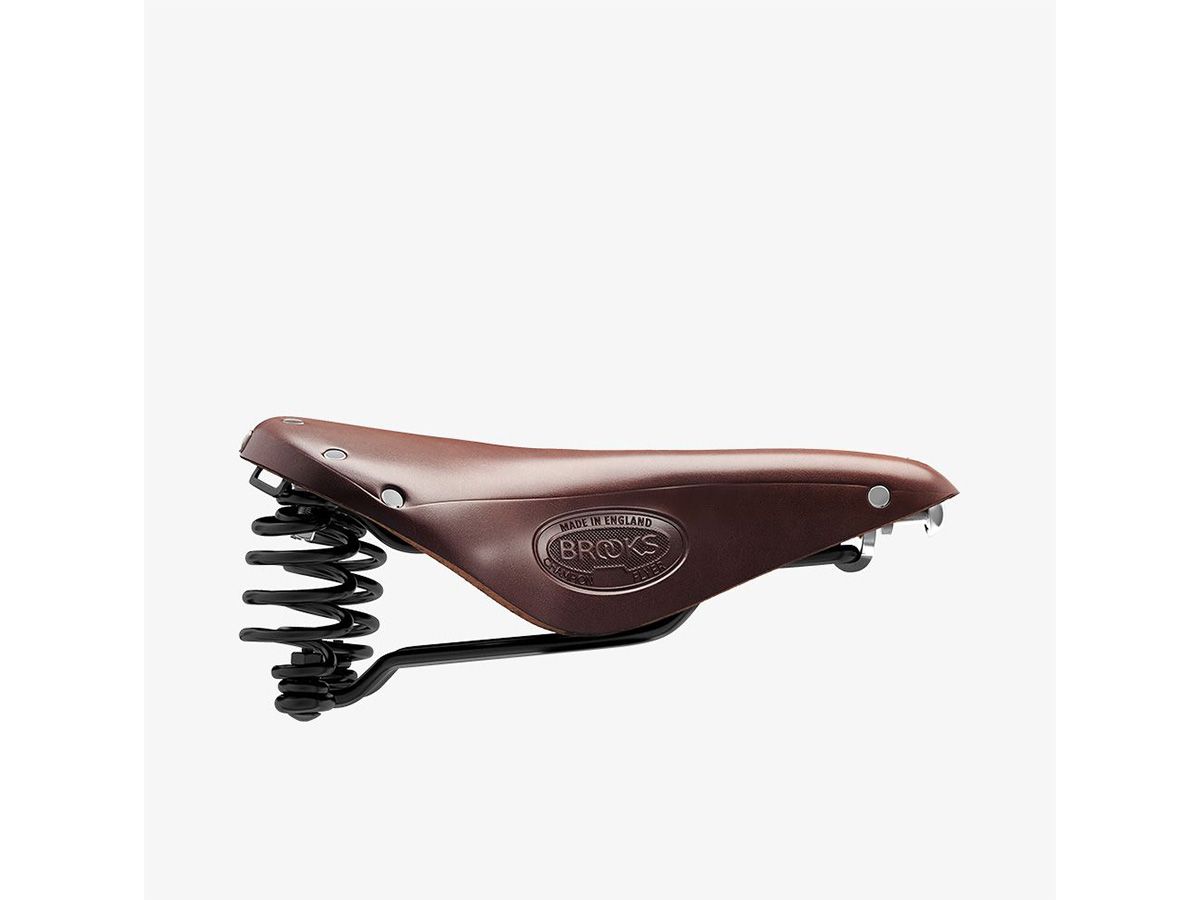 Brooks Flyer 皮革座墊 褐色