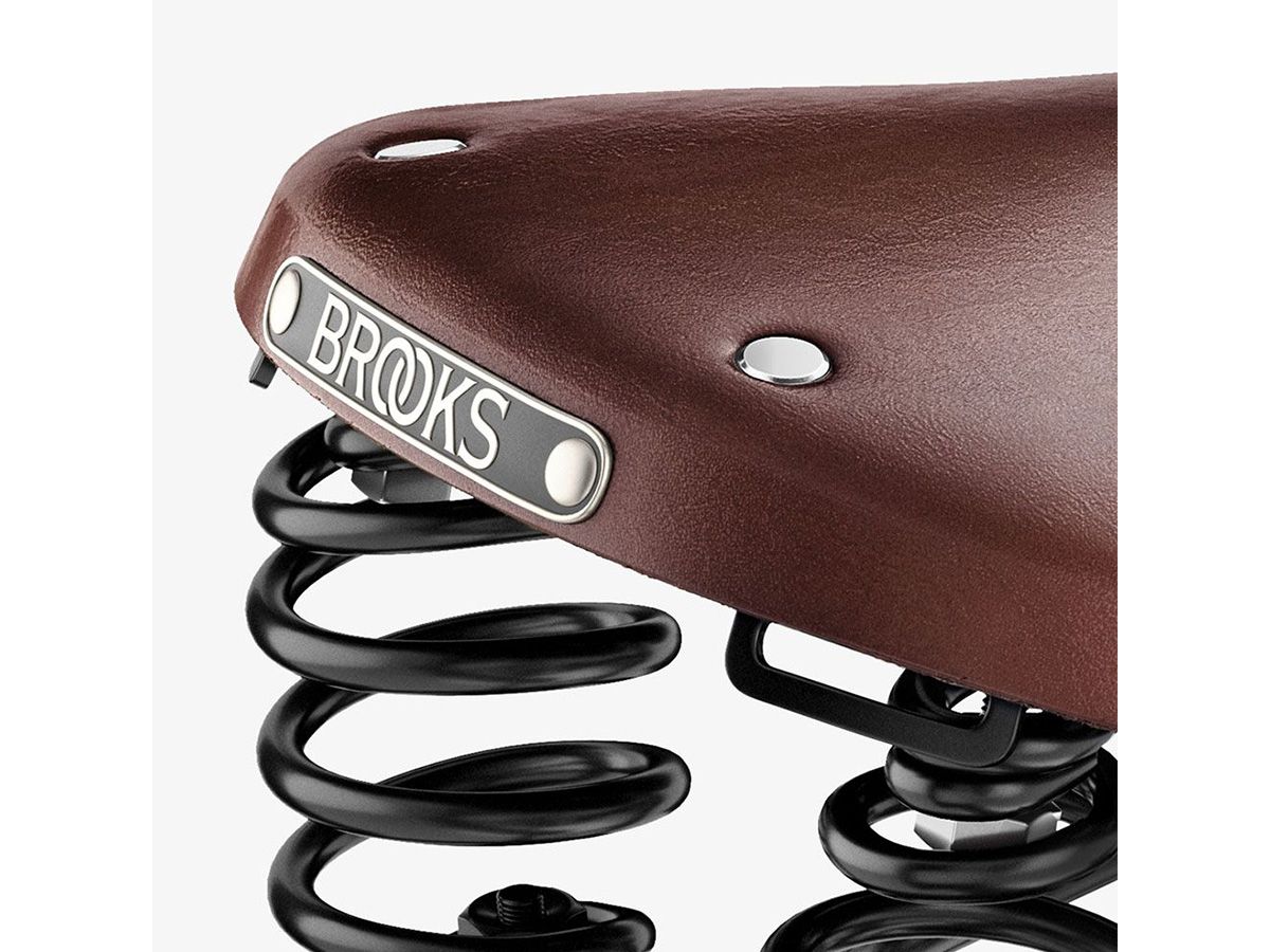 Brooks Flyer 皮革座墊 褐色