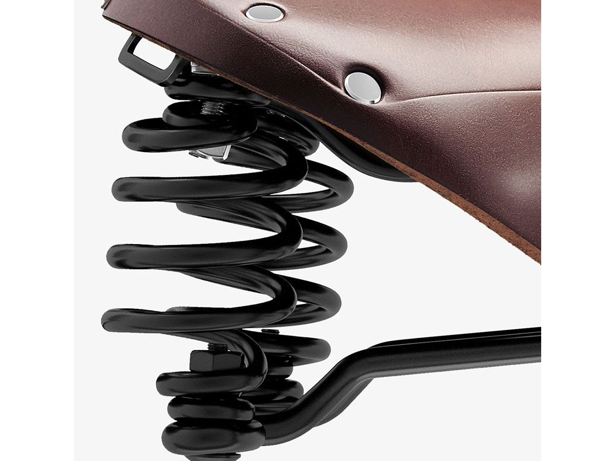 Brooks Flyer 皮革座墊 褐色