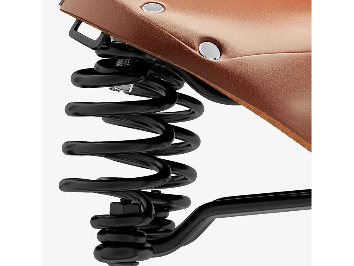 Brooks Flyer 皮革座墊 蜂蜜色