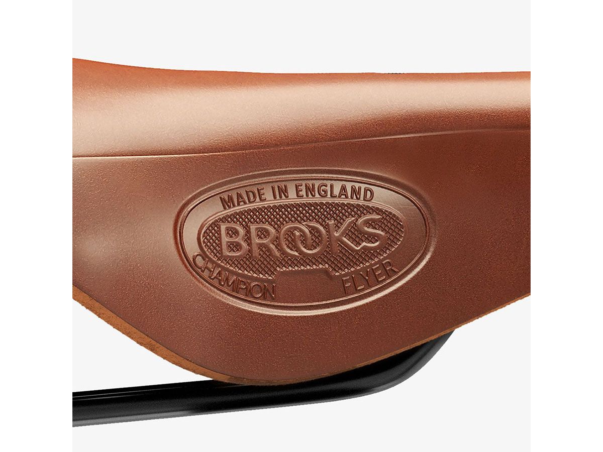 Brooks Flyer 皮革座墊 蜂蜜色