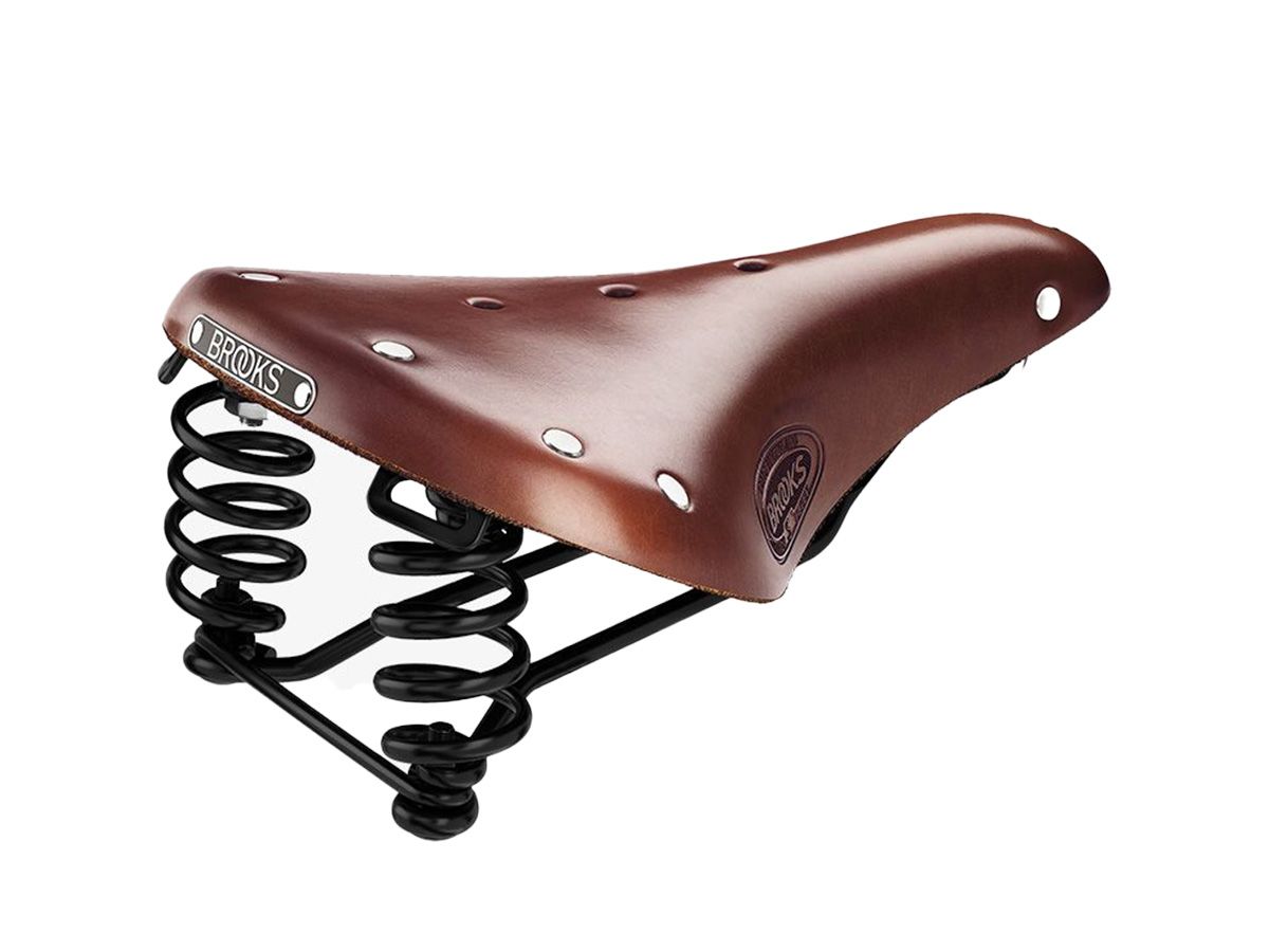 Brooks Flyer Short 皮革座墊 褐色
