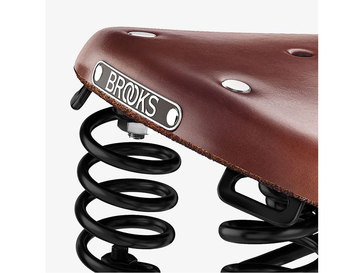 Brooks Flyer Short 皮革座墊 褐色