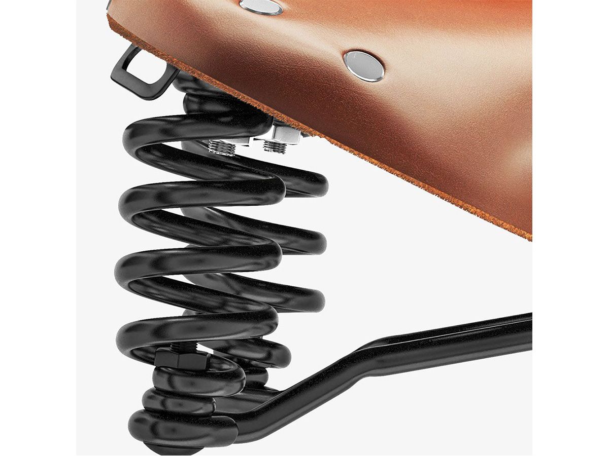 Brooks Flyer Short 皮革座墊 蜂蜜色