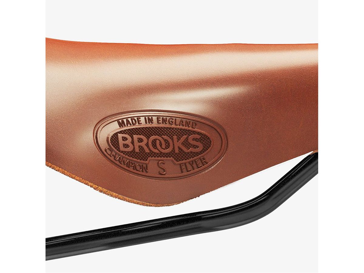 Brooks Flyer Short 皮革座墊 蜂蜜色