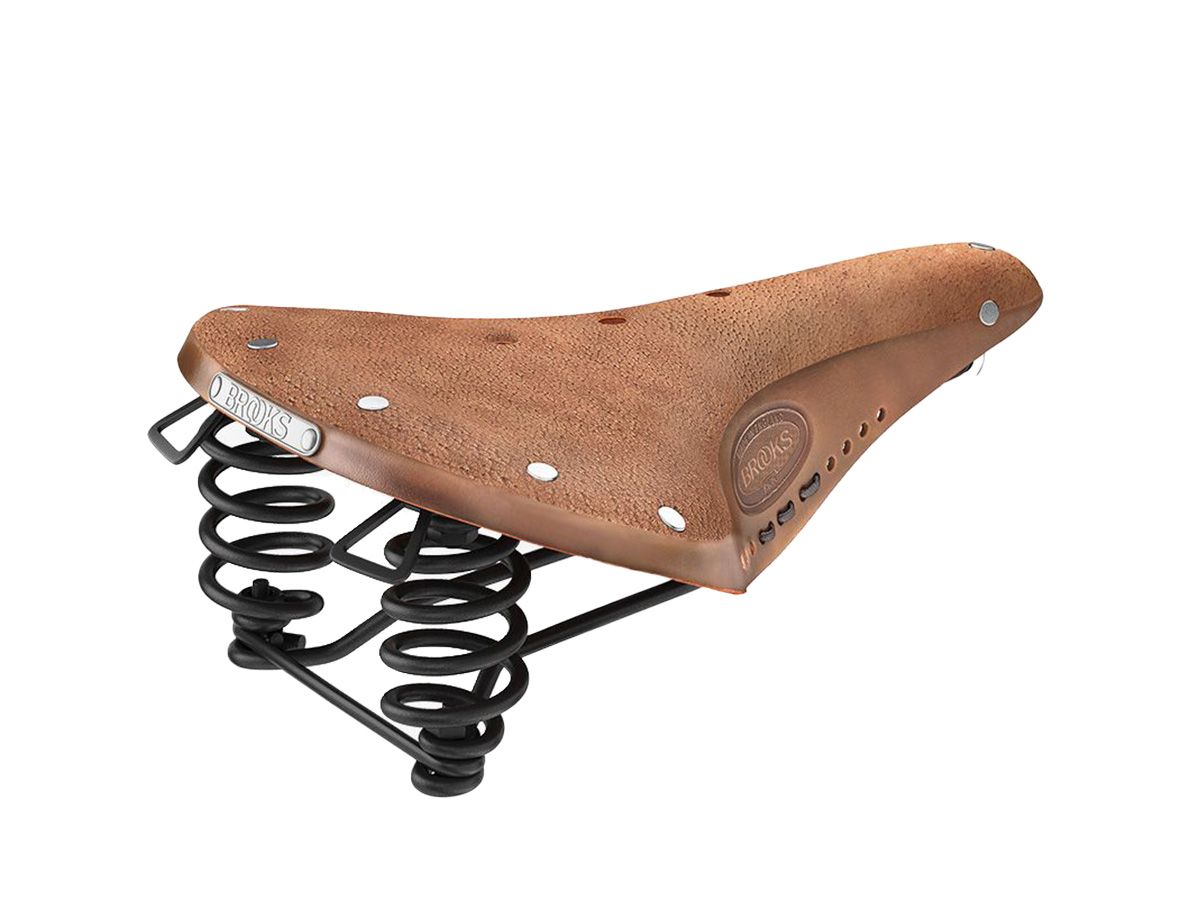 Brooks Flyer Softened 皮革座墊 深棕色