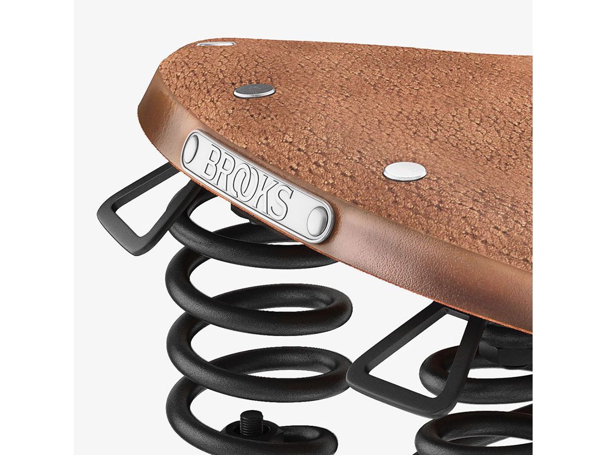 Brooks Flyer Softened 皮革座墊 深棕色