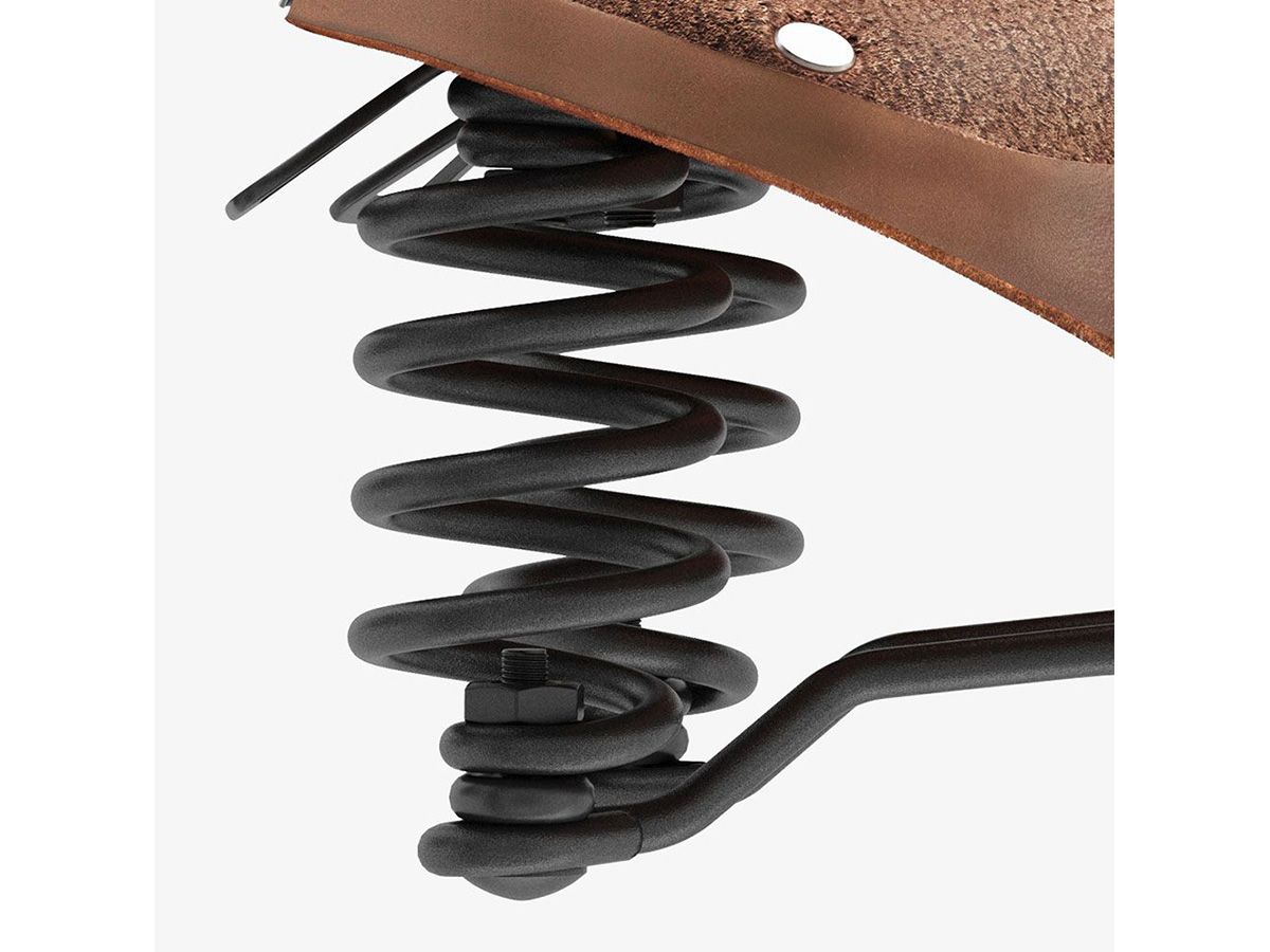 Brooks Flyer Softened 皮革座墊 深棕色