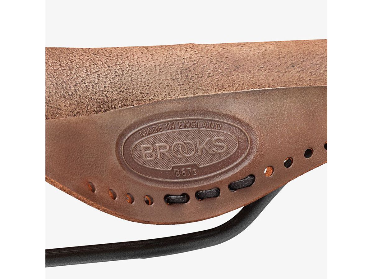Brooks Flyer Softened 皮革座墊 深棕色