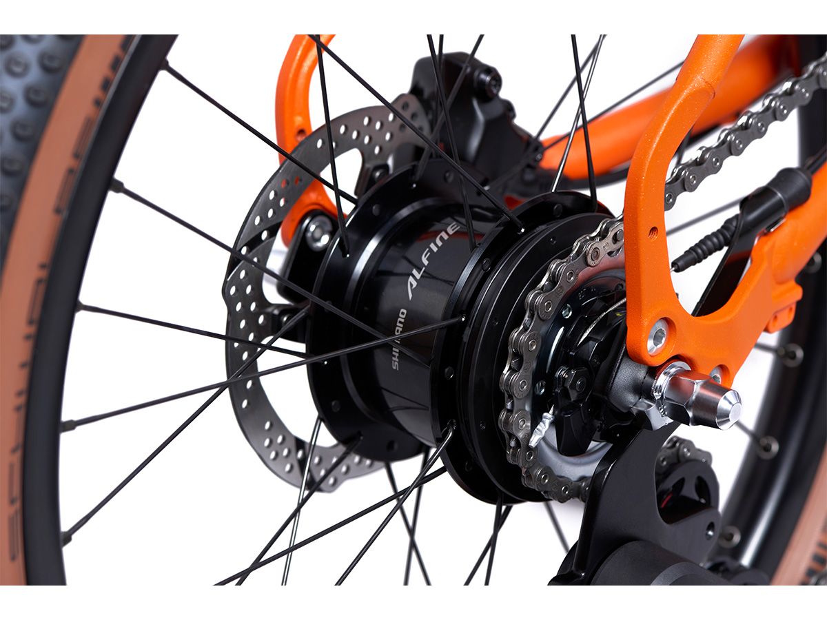 Brompton G Line - 探險橘 - 8速/附前後燈/後貨架/土除/工具包