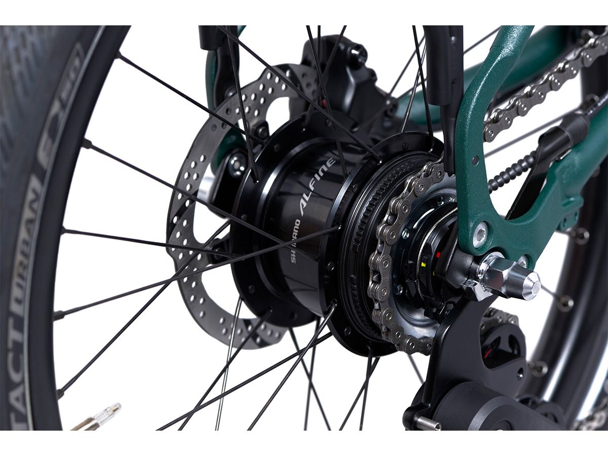 Brompton G Line - 森林綠 - 8速/附前後燈/後貨架/土除/工具包 L