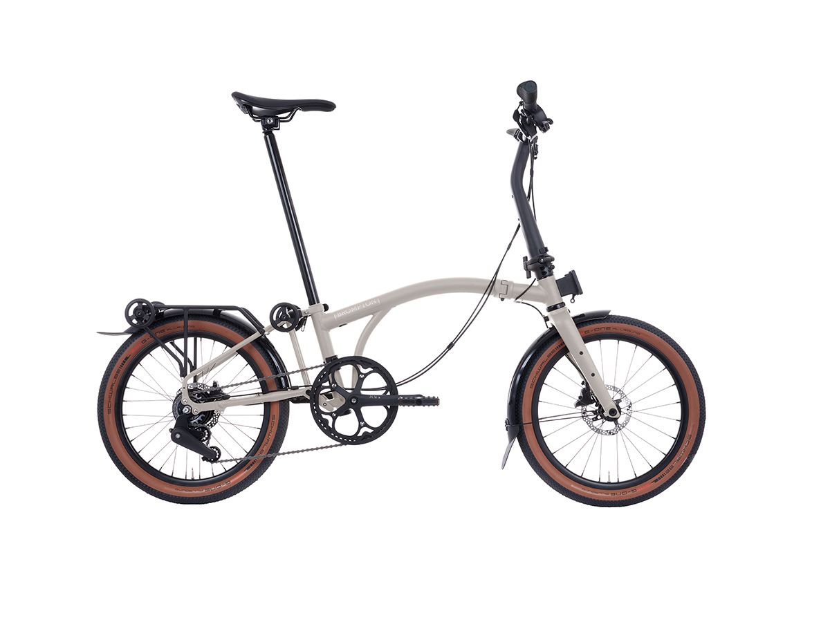 Brompton G Line - 沙塵白 - 8速/附前後燈/後貨架/土除/工具包