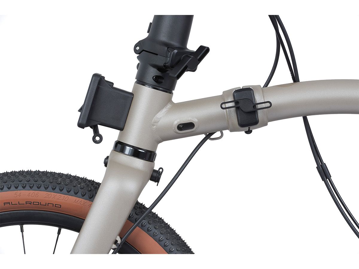 Brompton G Line - 沙塵白 - 8速/附前後燈/後貨架/土除/工具包 S