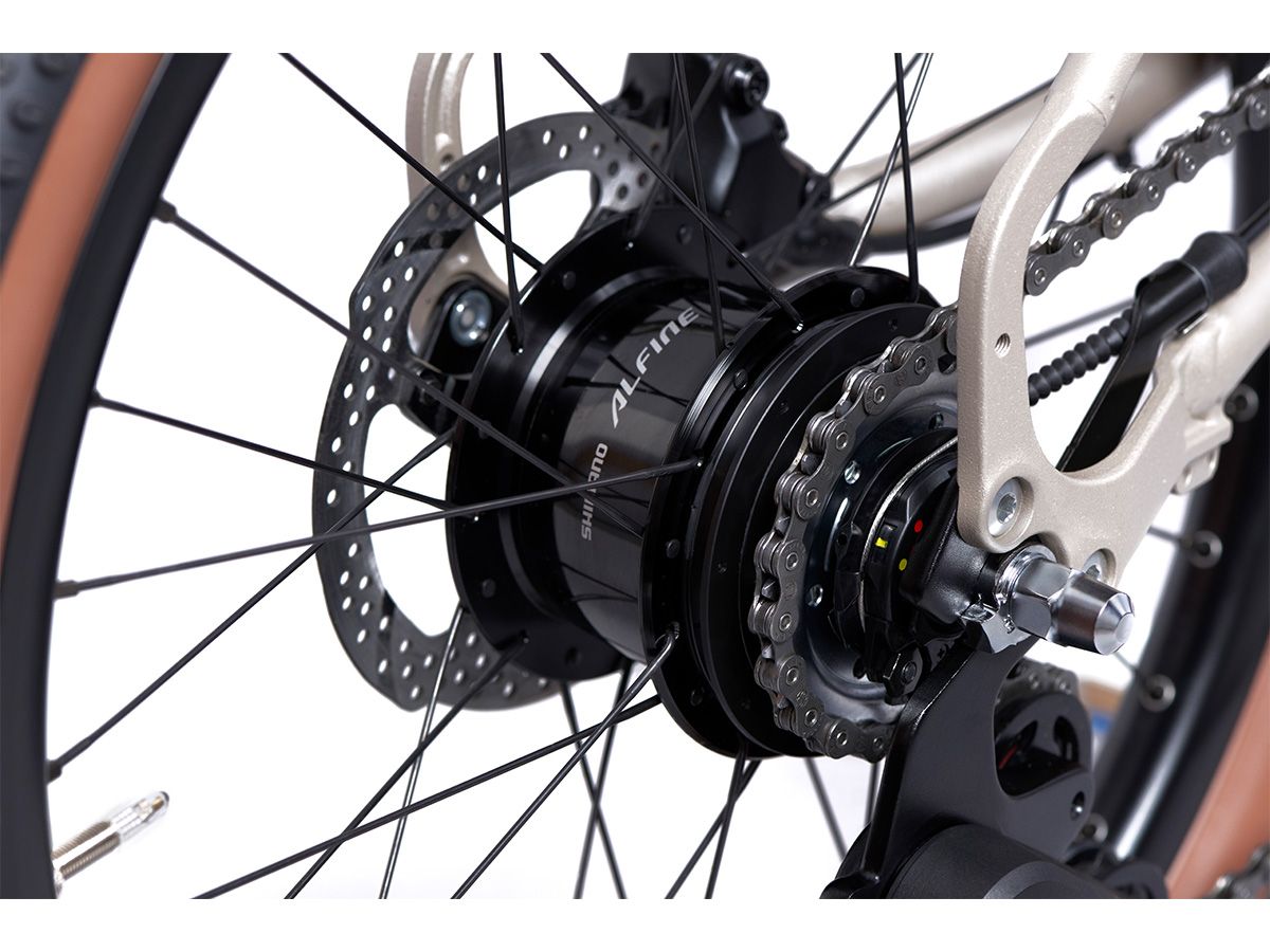 Brompton G Line - 沙塵白 - 8速/附前後燈/後貨架/土除/工具包