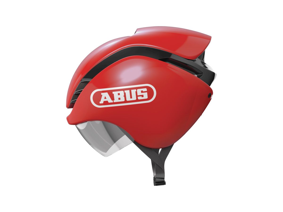 ABUS GAMECHANGER TRI 三鐵空力計時安全帽 烈焰紅 S