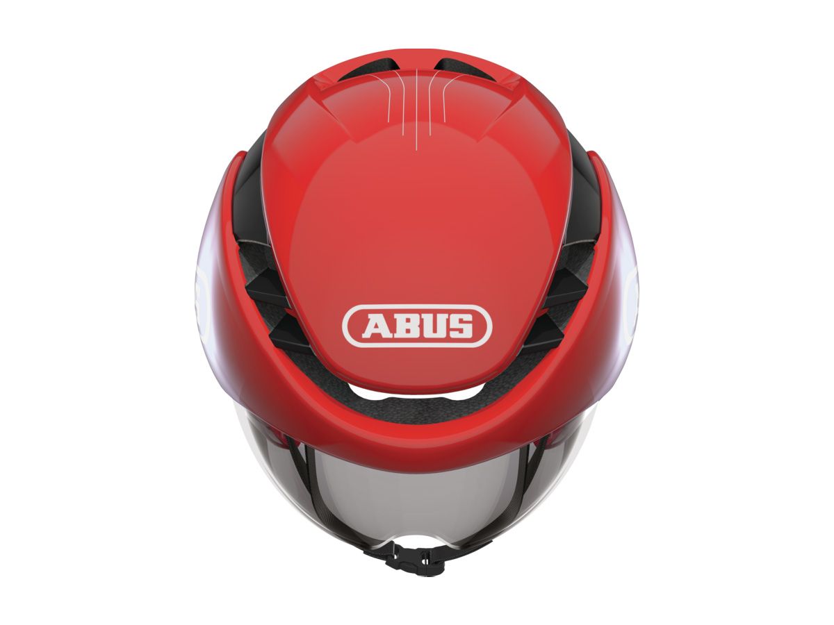 ABUS GAMECHANGER TRI 三鐵空力計時安全帽 烈焰紅 L