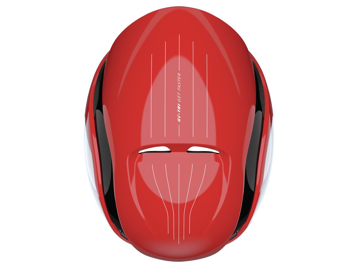 ABUS GAMECHANGER TRI 三鐵空力計時安全帽 烈焰紅 S