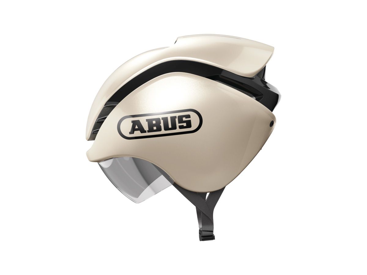 ABUS GAMECHANGER TRI 三鐵空力計時安全帽 香檳金