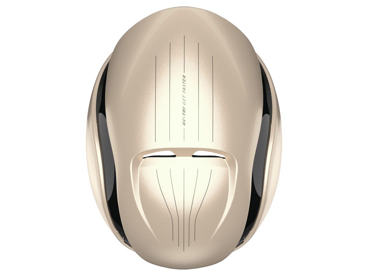 ABUS GAMECHANGER TRI 三鐵空力計時安全帽 香檳金