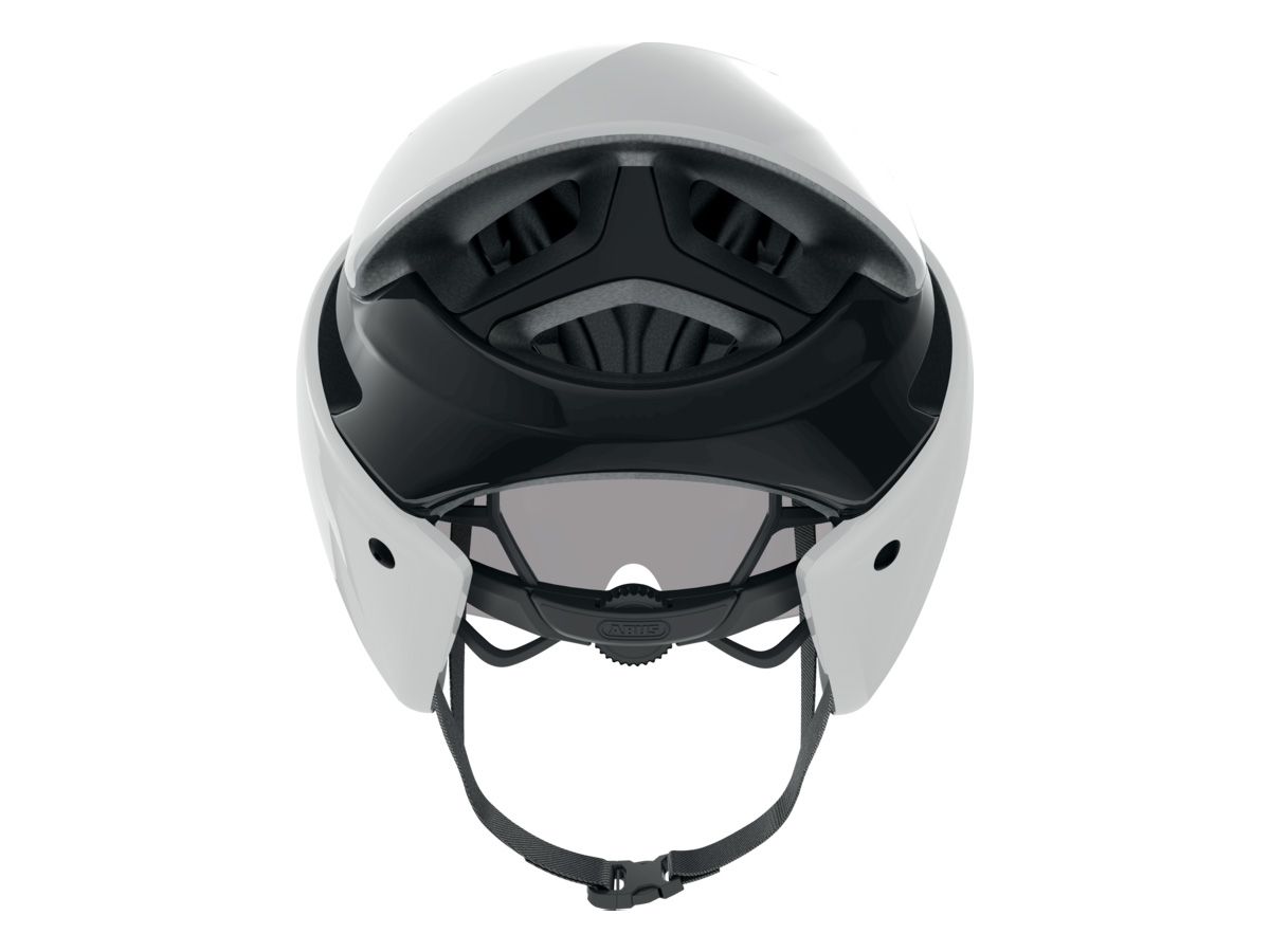 ABUS GAMECHANGER TRI 三鐵空力計時安全帽 亮白 M