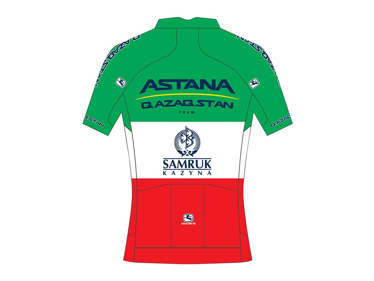 Giordana Astana Qazaqstan 2023 義大利國家冠軍 FR-C Pro 男款車衣