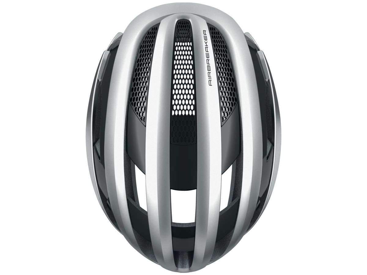 ABUS AIRBREAKER 公路車安全帽 亮銀 M