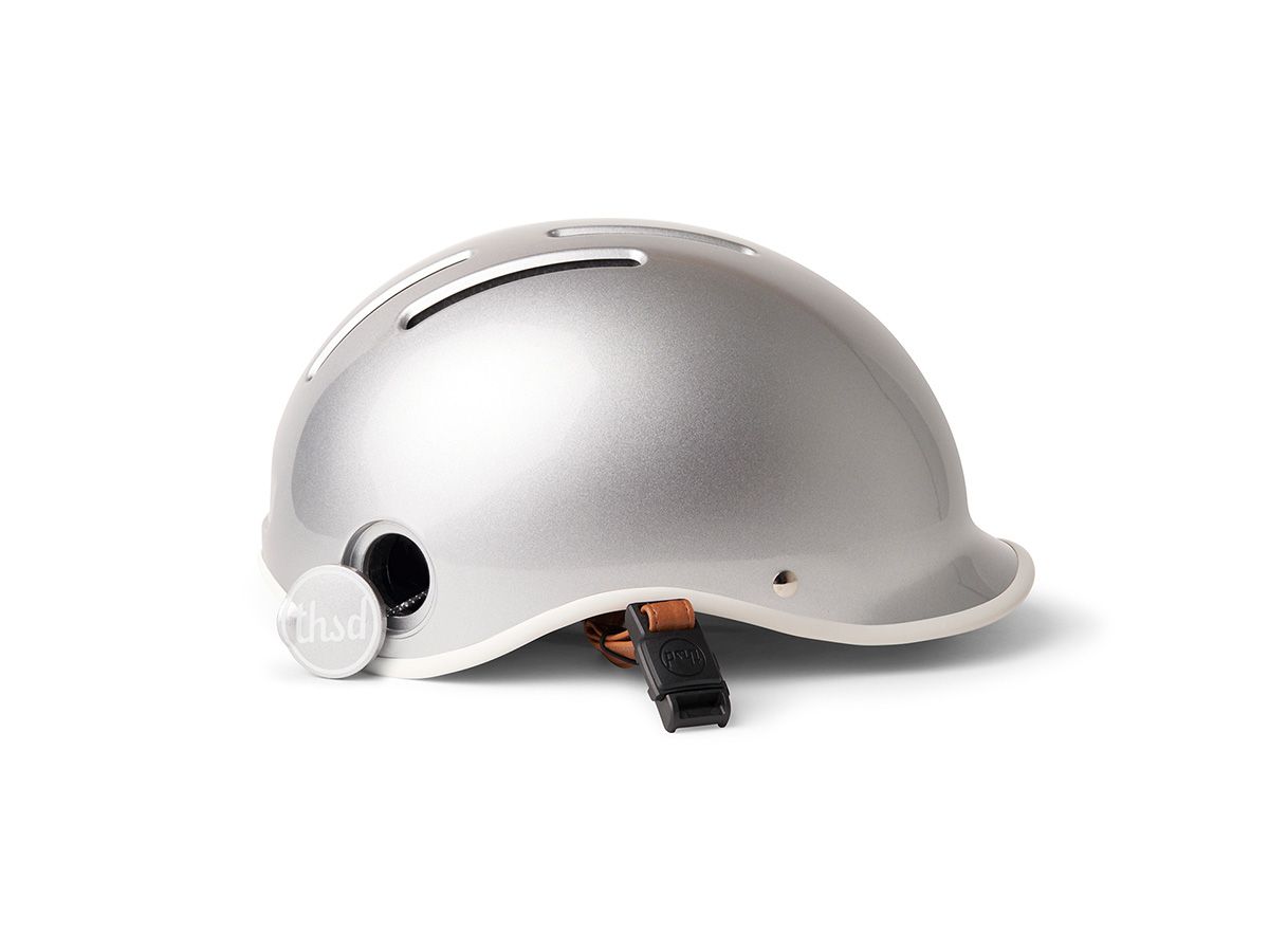 Thousand HERITAGE 2.0 單車和滑板安全帽 閃亮銀 S