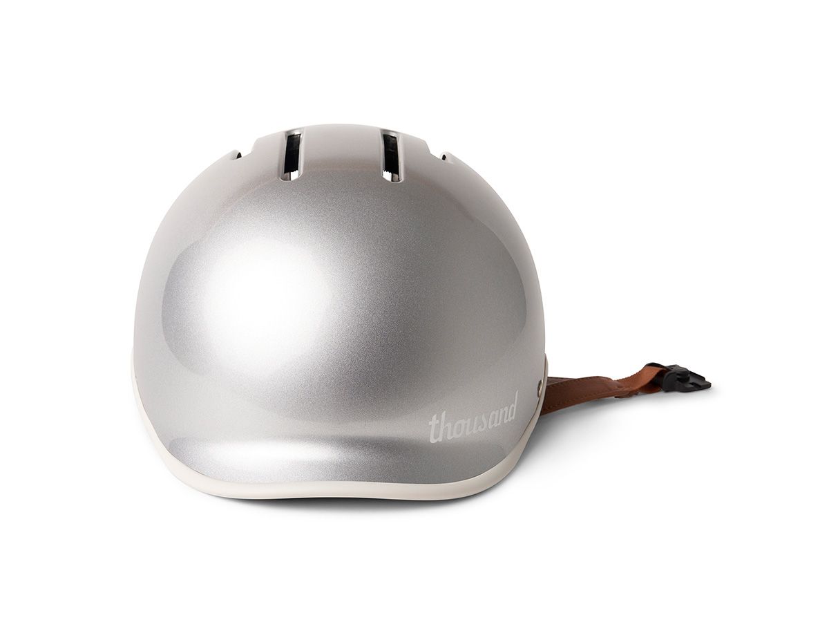 Thousand HERITAGE 2.0 單車和滑板安全帽 閃亮銀 S