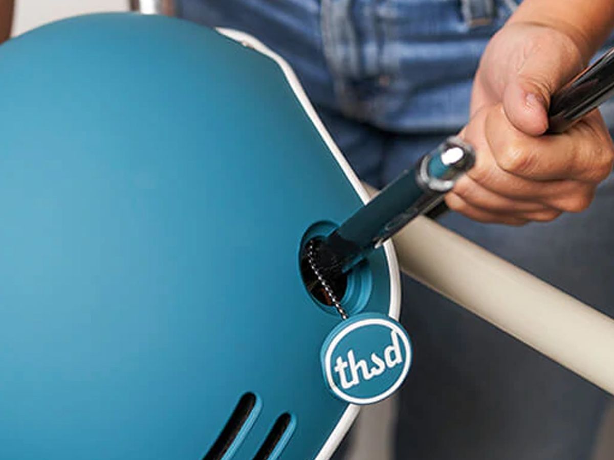 Thousand HERITAGE 單車和滑板安全帽 灣岸藍 M