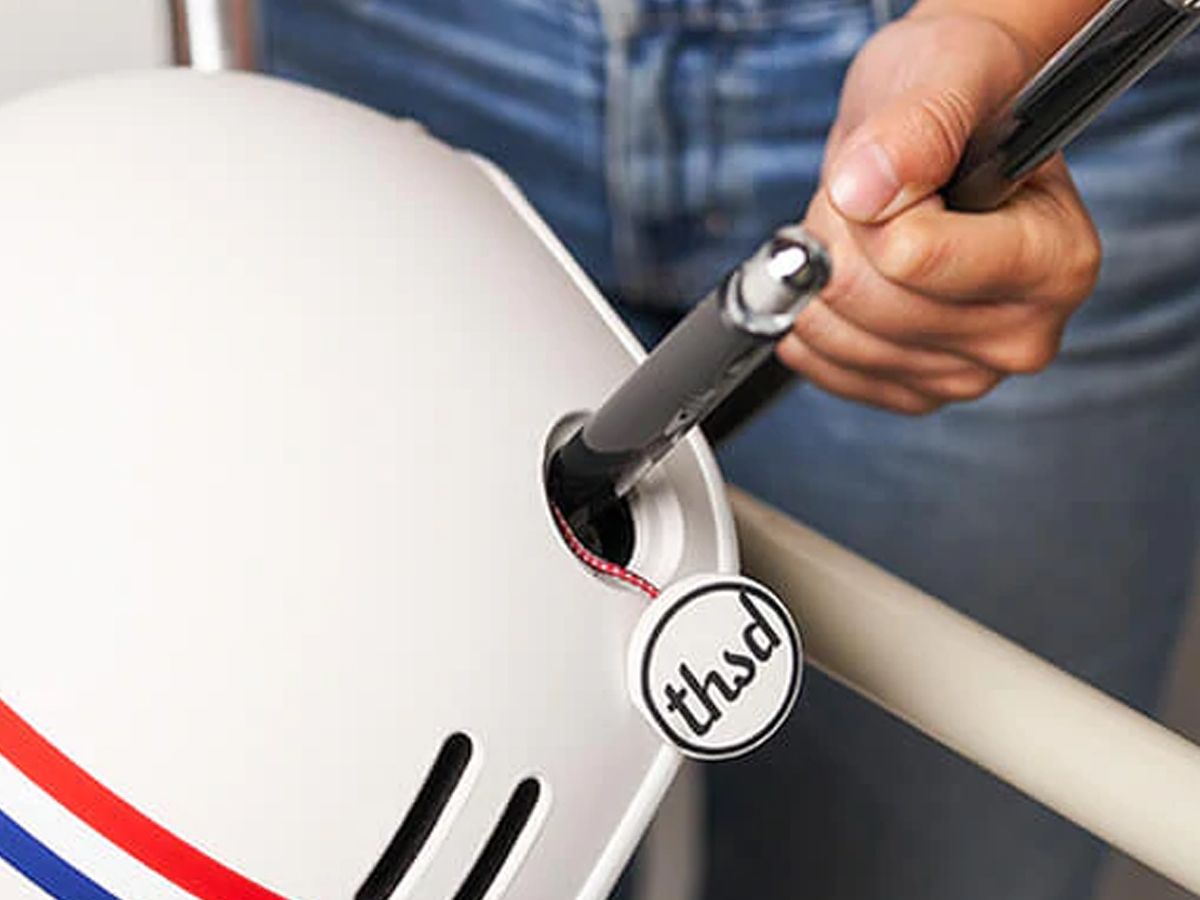 Thousand HERITAGE 單車和滑板安全帽 奶油白 M