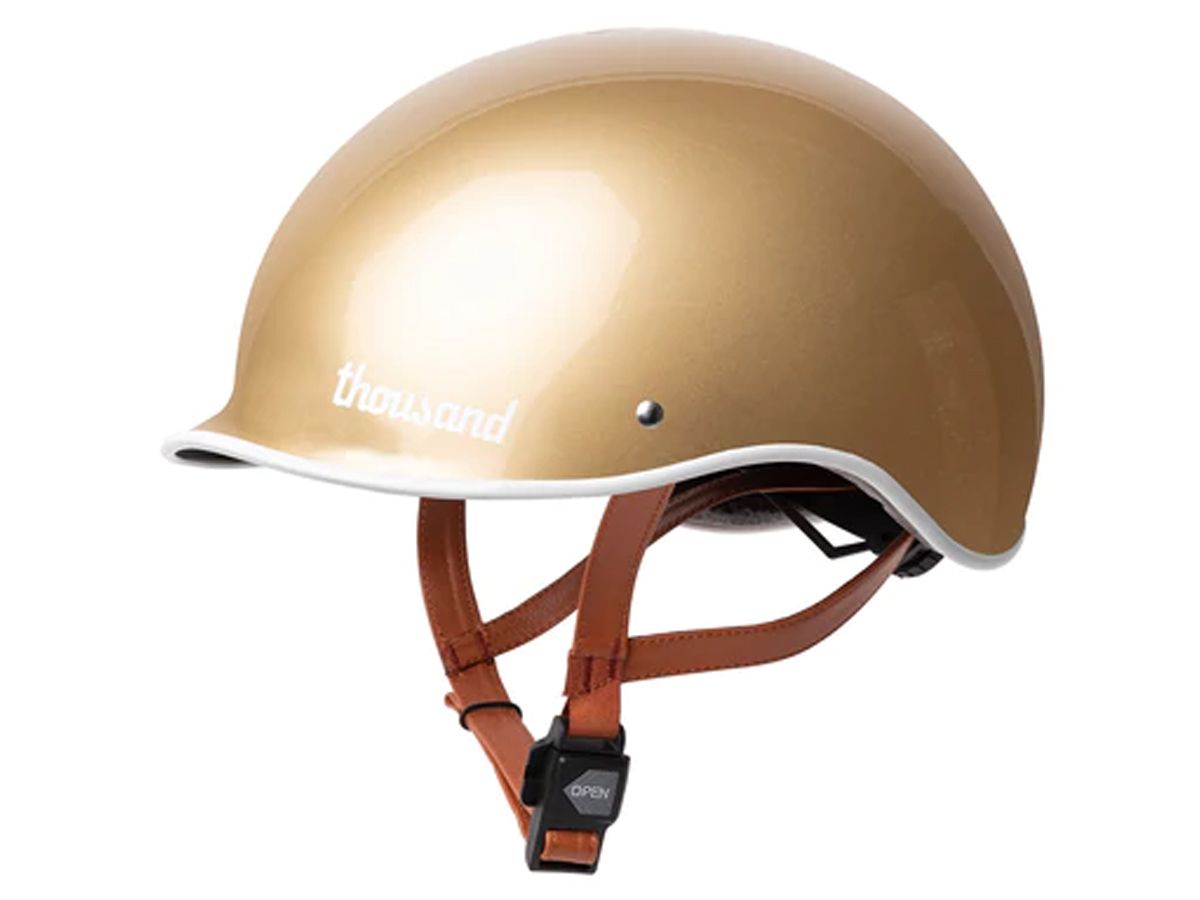 Thousand HERITAGE 單車和滑板安全帽 態度金 L