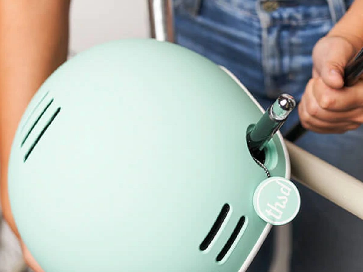 Thousand HERITAGE 單車和滑板安全帽 薄荷綠 L