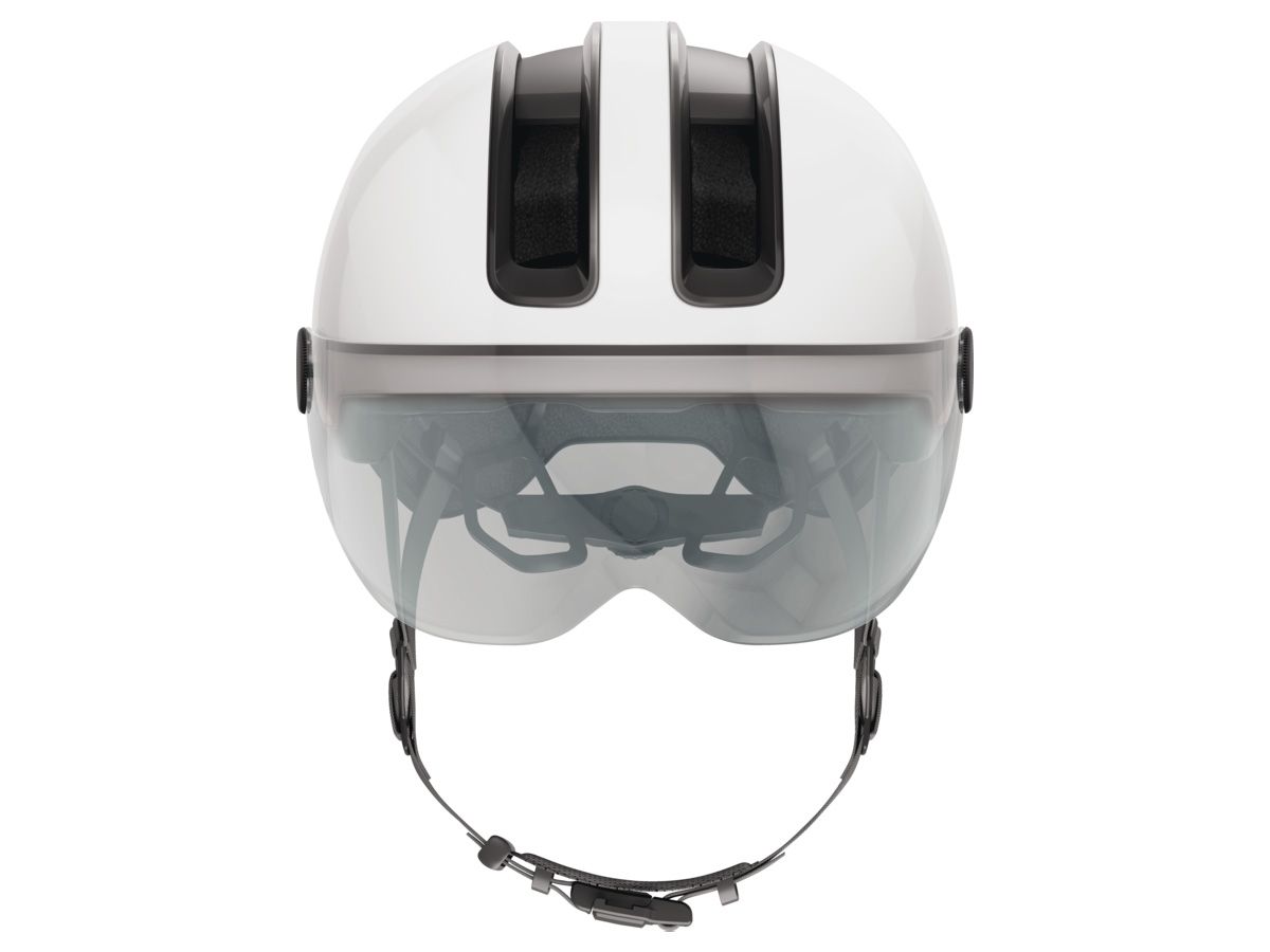 ABUS HUD-Y ACE 都會通勤安全帽 亮白 S