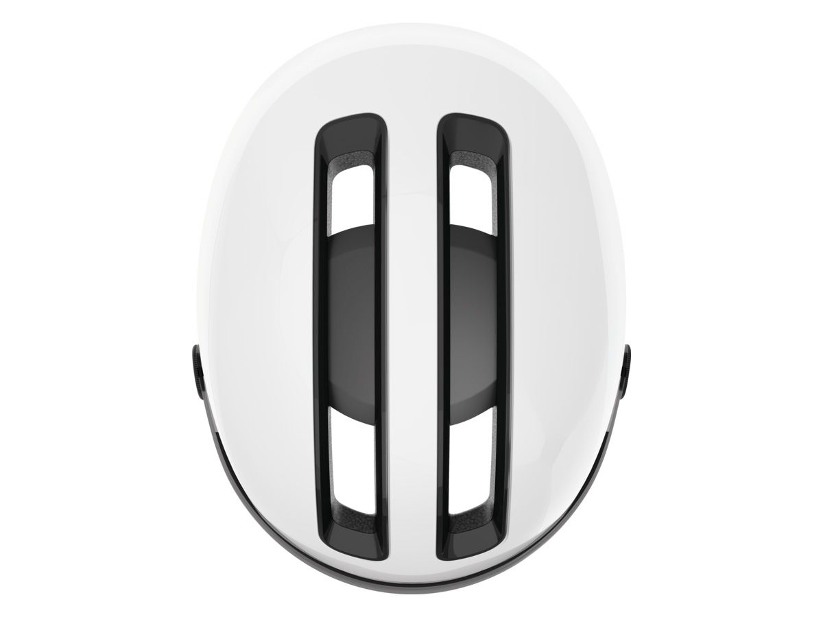 ABUS HUD-Y ACE 都會通勤安全帽 亮白 L