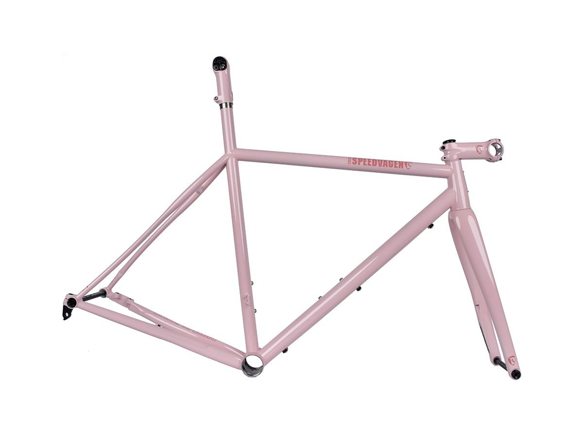 Speedvagen Ready Made Disc OG 碟煞公路車車架組 櫻花粉／56cm